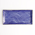 Porzellanteller Seigaiha (Blaue Wellen)