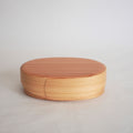 Ovale Bentô-Box aus Zedernholz