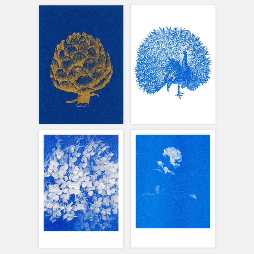 Postkartenset BLAU