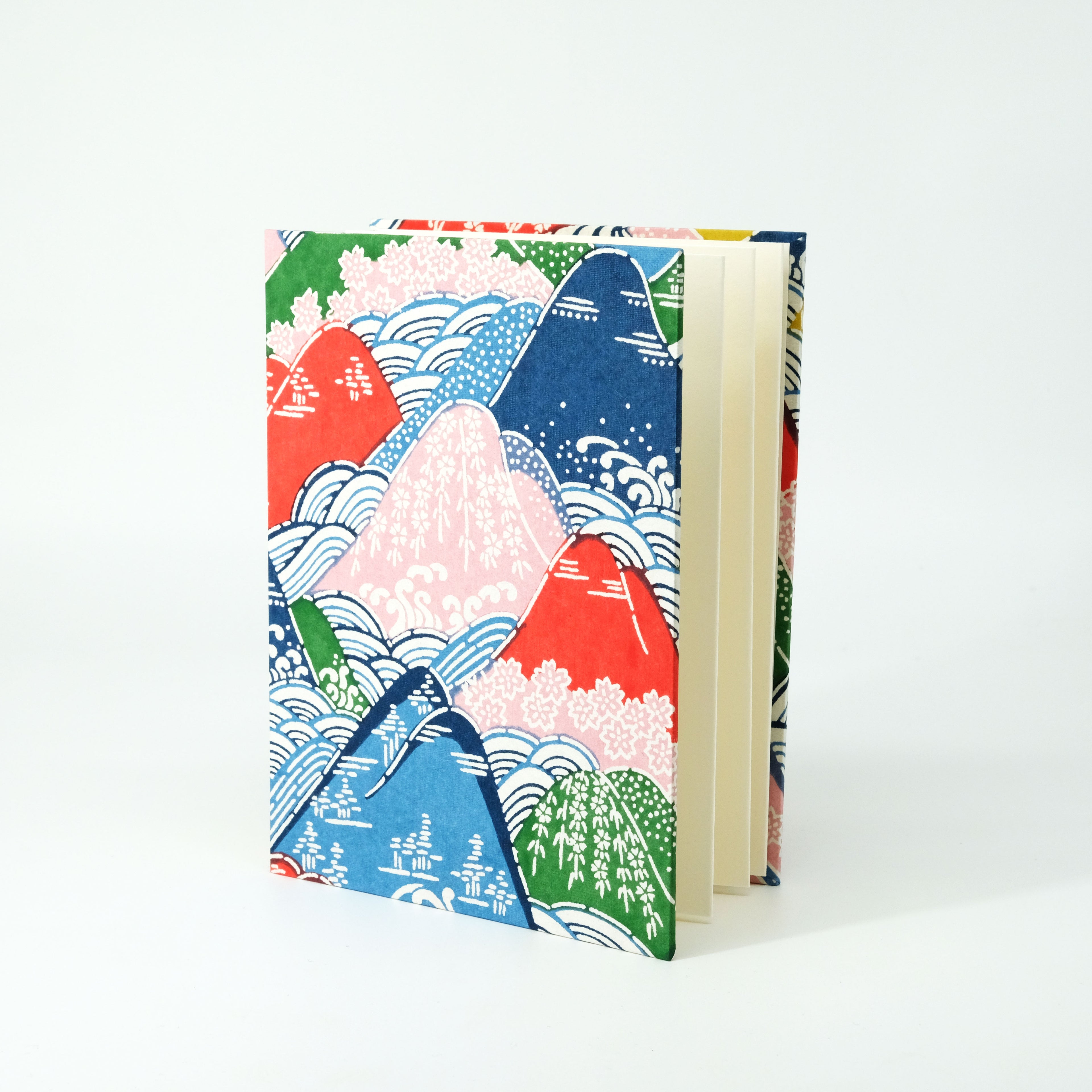 Leporello mit Einband aus Chiyogami