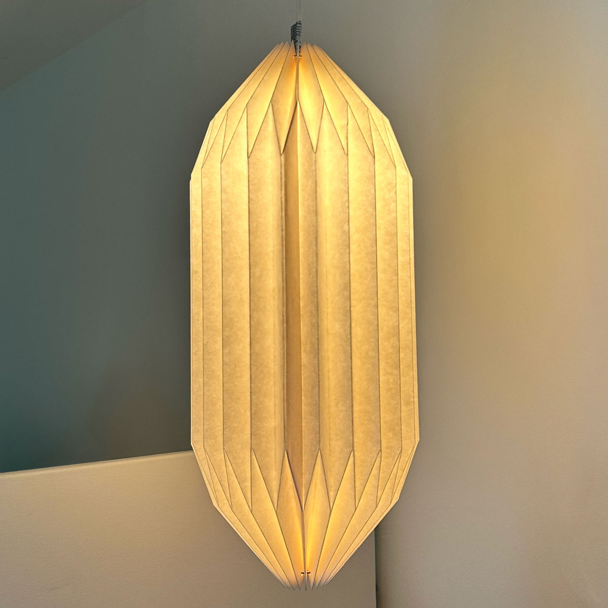 Origami-Lampenschirm/Zapfen