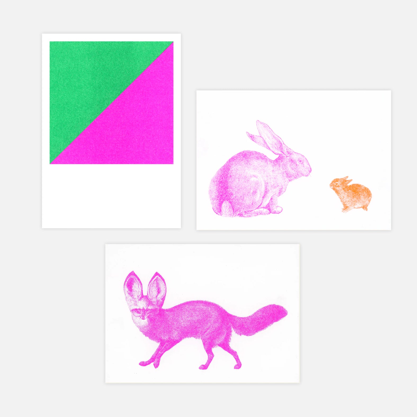 Postkartenset PINK