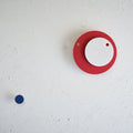 Papier-Wanduhr Rot