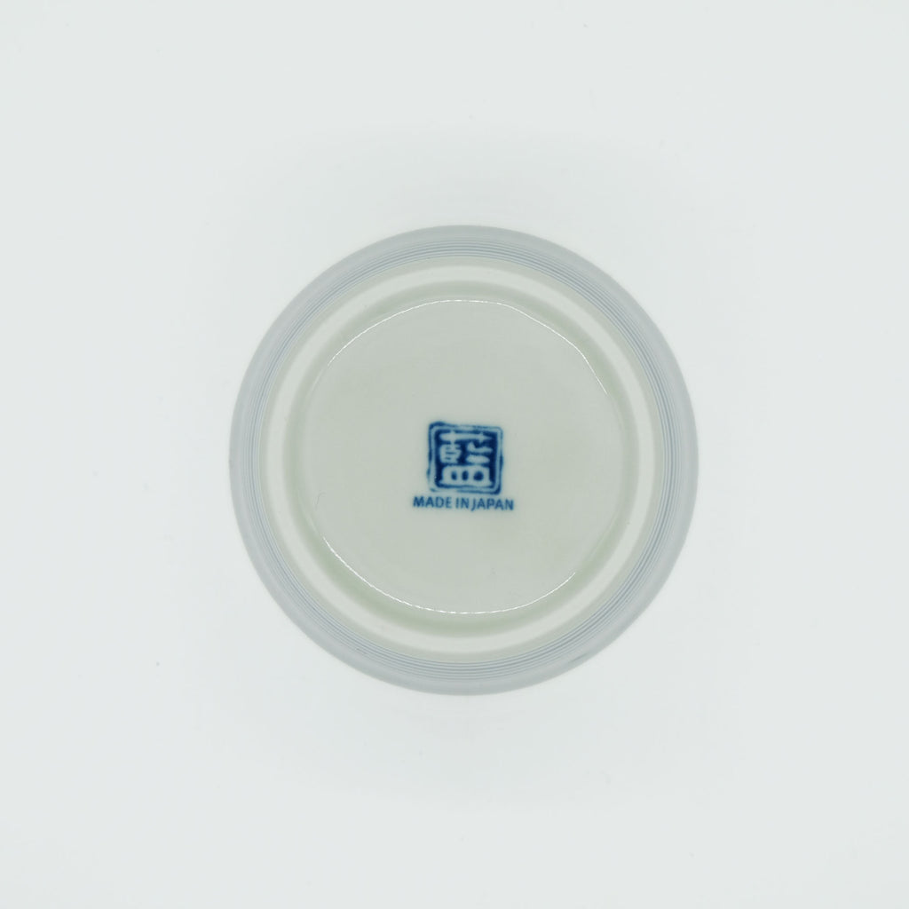 Soba Choko Blaue Ringe