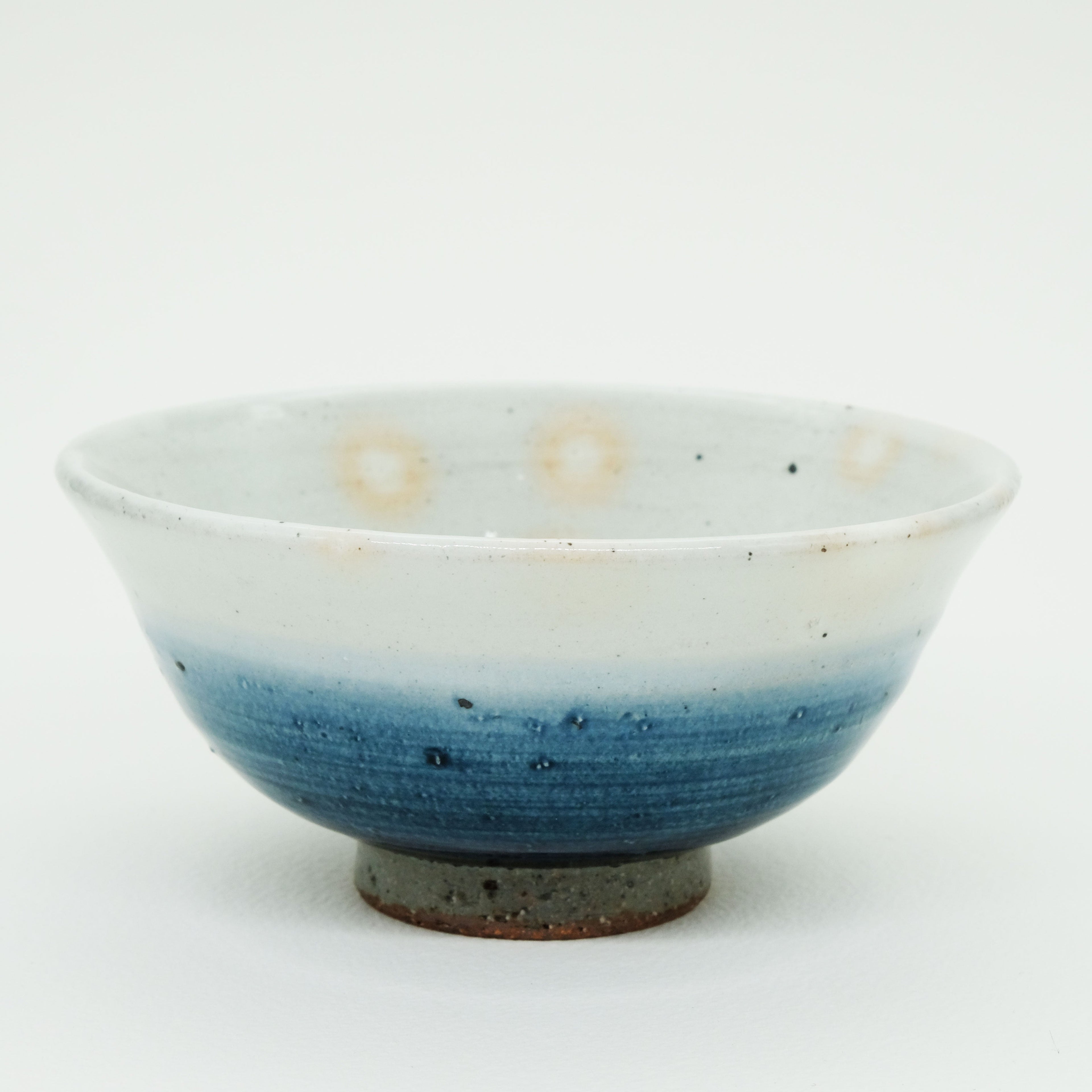 Keramik-Schale Weiß/Blau