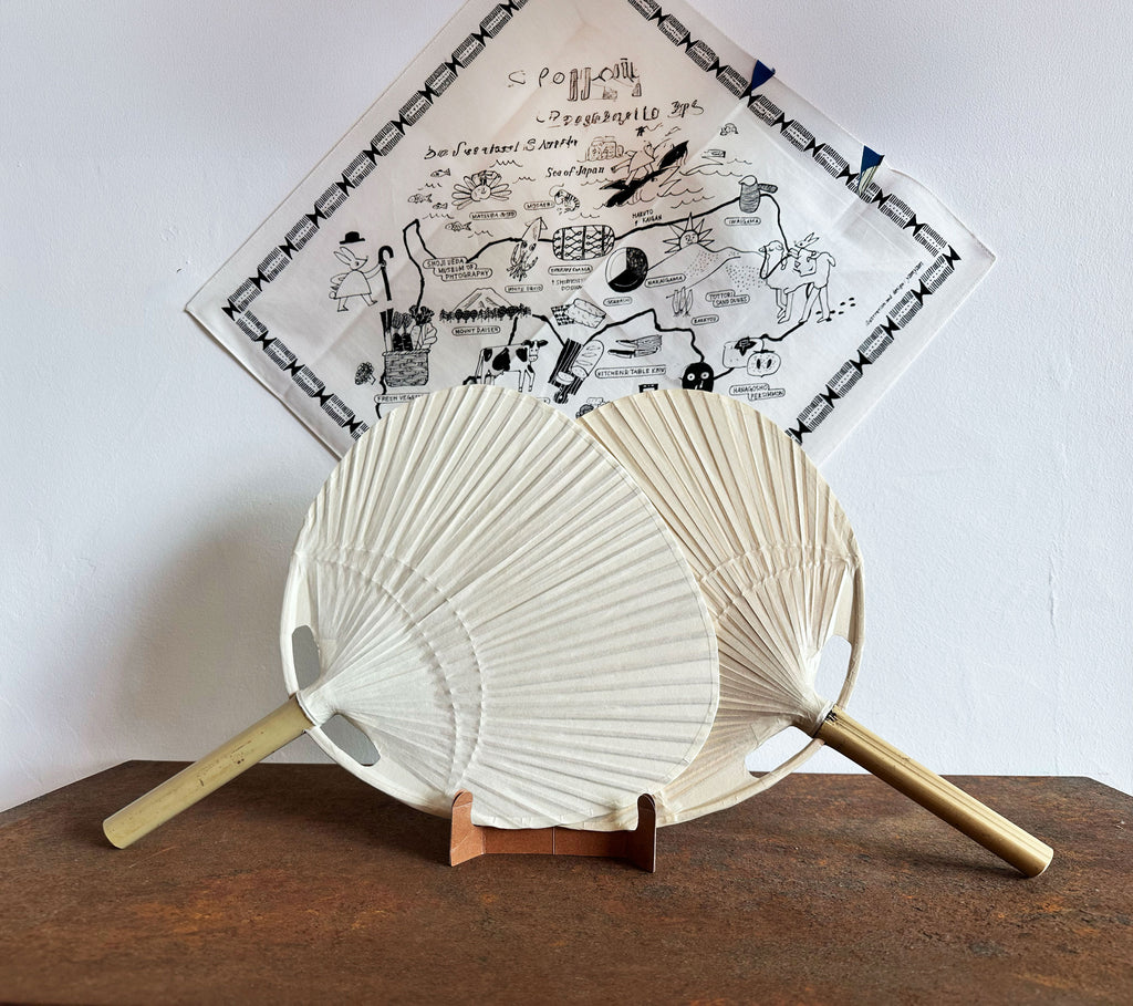 Breiter Uchiwa, lackiert