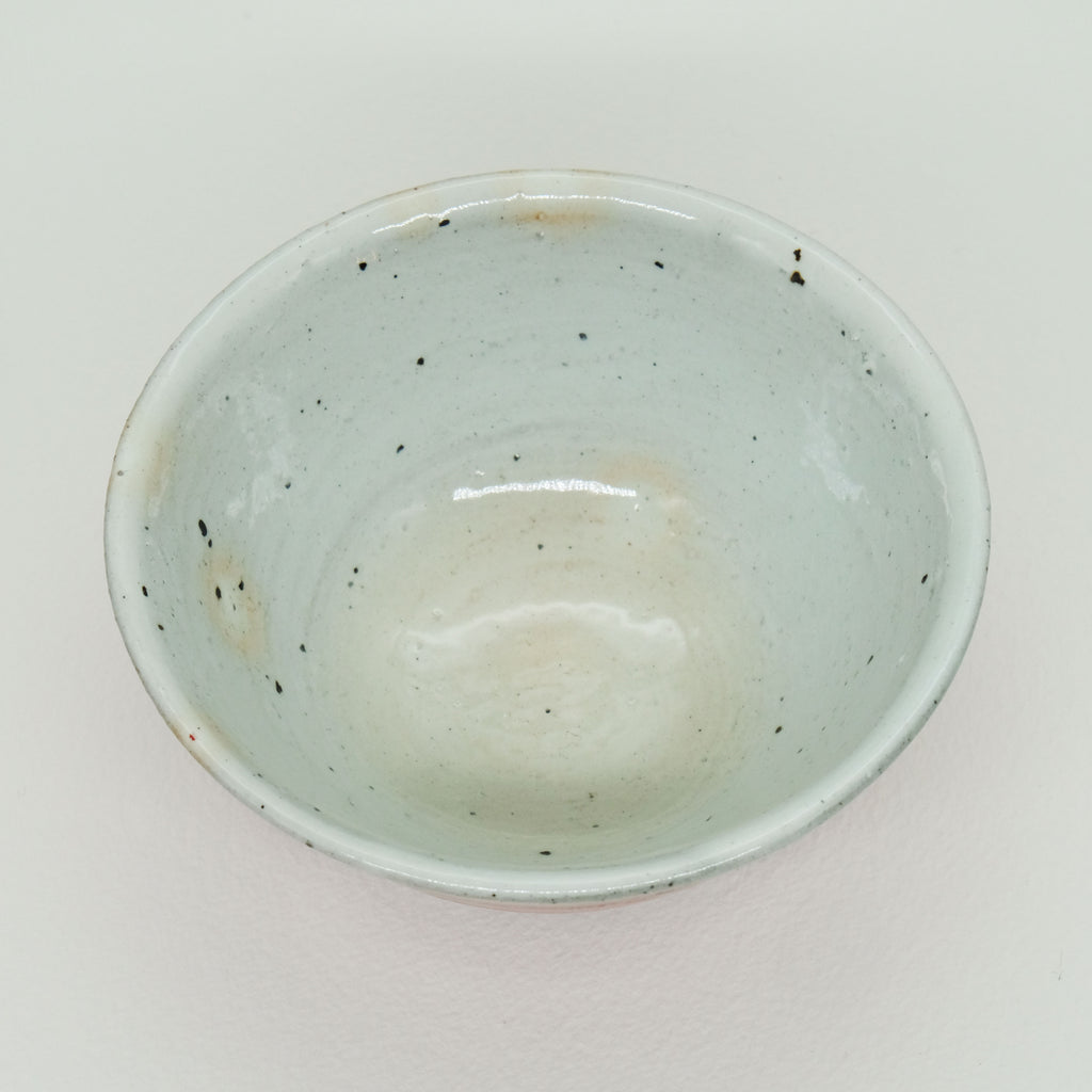 Keramik-Schale Weiß/Rot